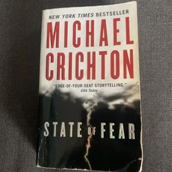 New York Times Bestseller Michael Crichton ‘State Of Fear’