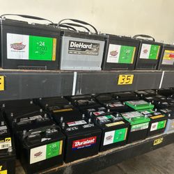 New And Rebuilt And Used Car Batterys 