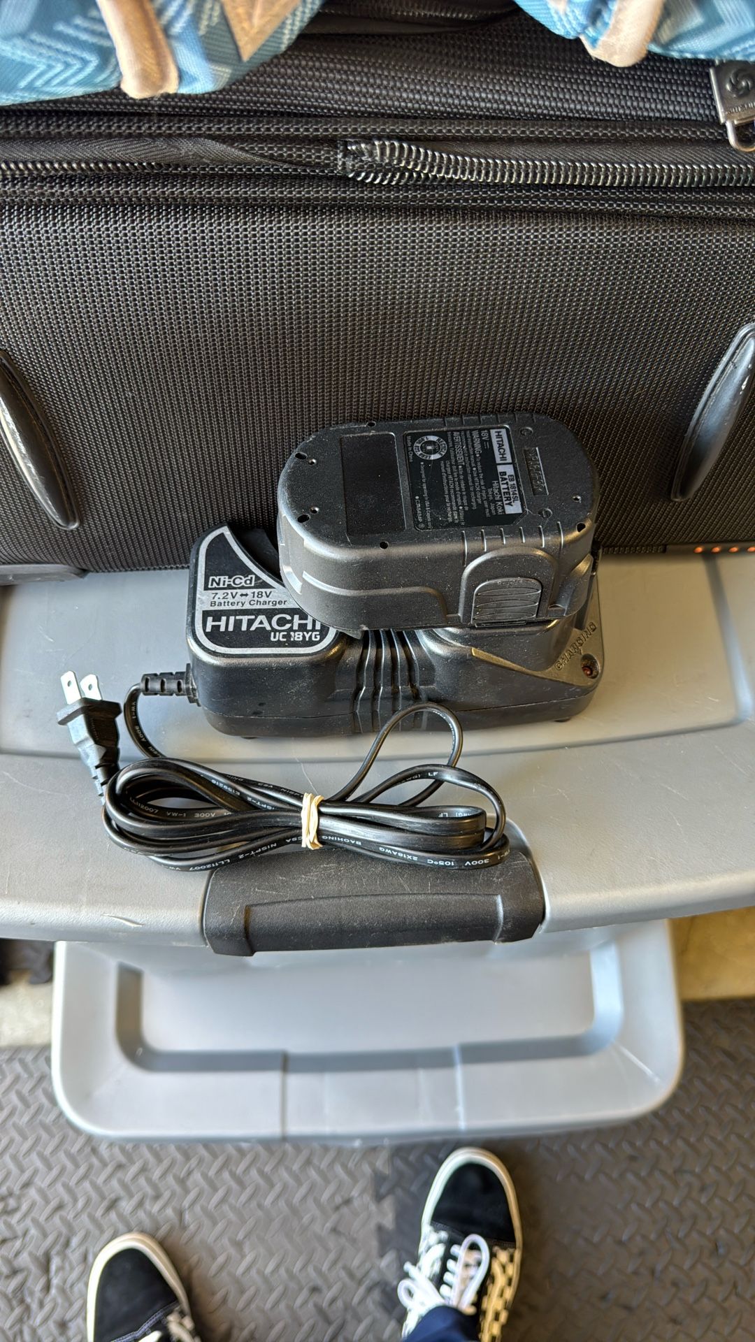 Hitachi Battery And Charger 