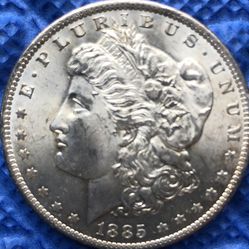 1885-O 90% Silver Morgan Dollar