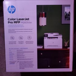 Hp Lazor Jet Printer ProMFP .M283fwd  .All In One Printer