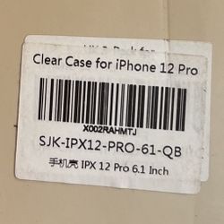 Clear Case for iPhone 12 Pro - Open Box Or Slightly Used