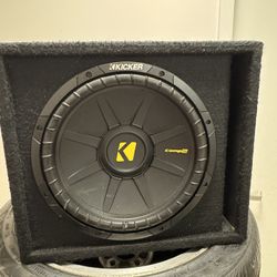 Kicker Subwoofer With Box