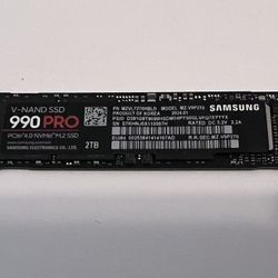 Samsung 980 pro SSD 2TB MZ-V9P2T0 2024