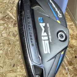 Left Handed Sim 2 Rescue Hybrid Golf Club