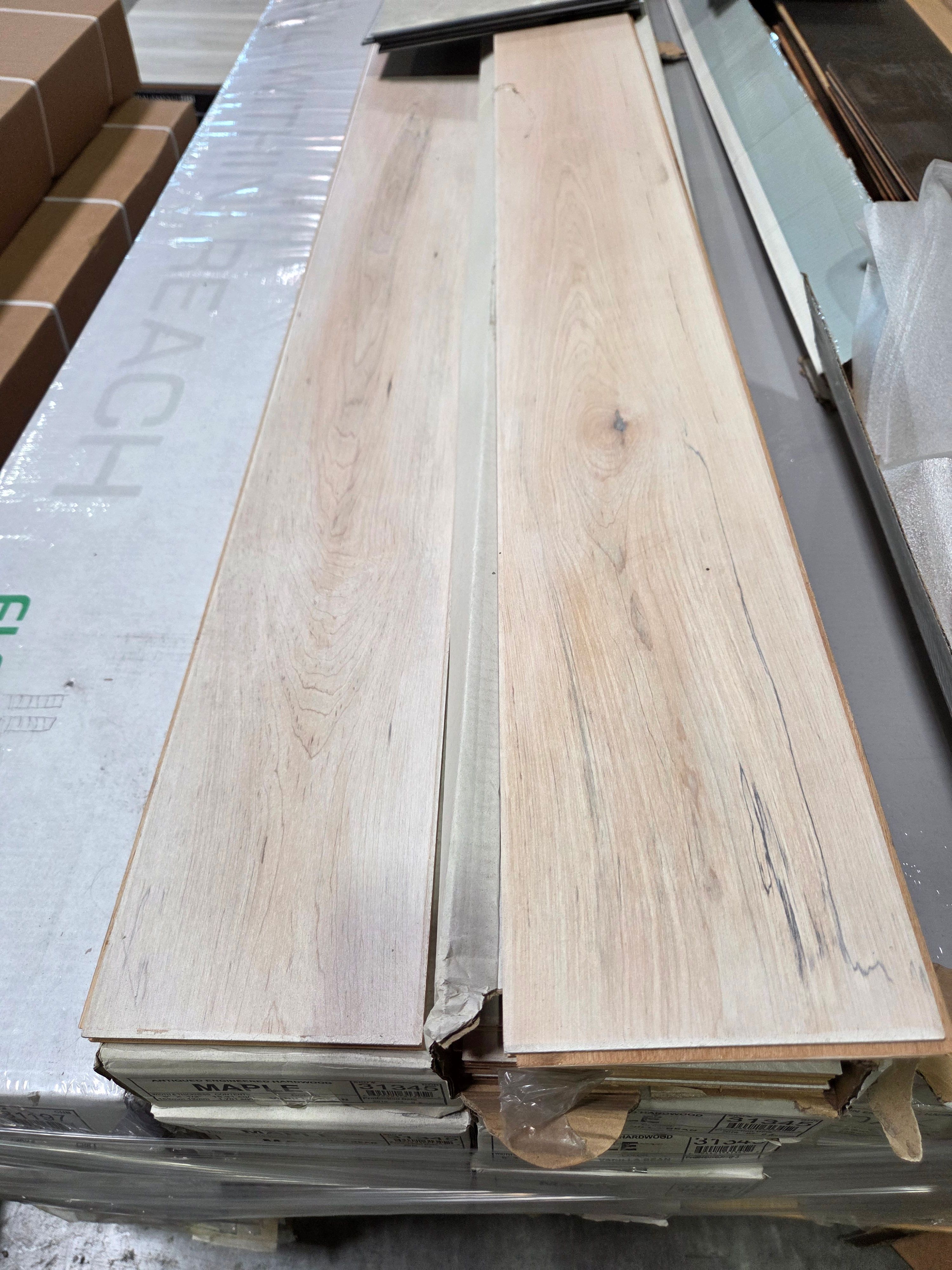 Engineered Maple Hardwood Flooring, Antiqued engineered maple