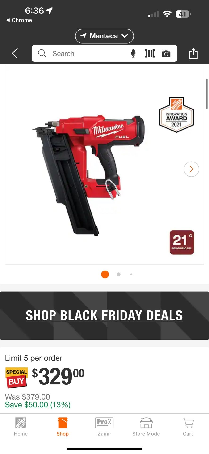 Milwaukee Framing Nailer