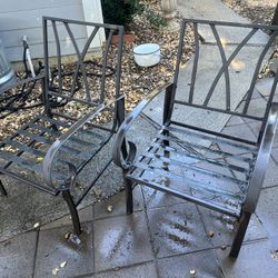 Metal patio furniture