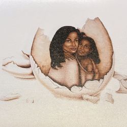 “Two Queens Breaking Through” on canvas