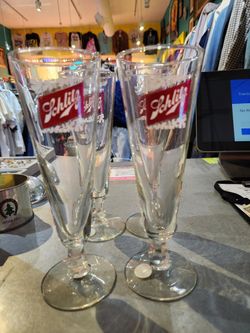 Schlitz Pilsner Glasses