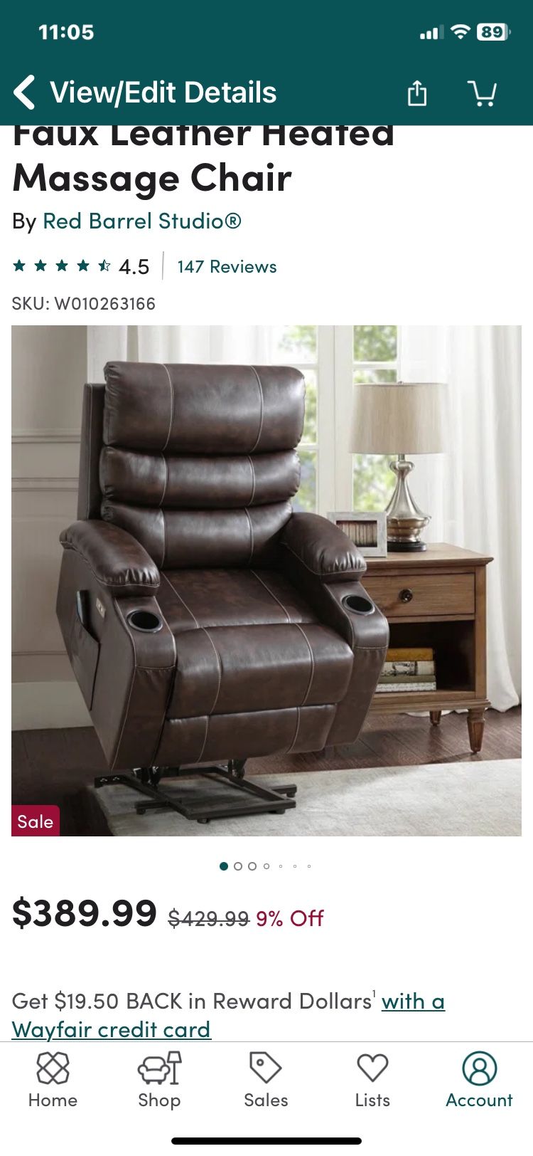 Recliner, Lift chair 