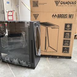 GAMDIAS ARGUS M1 Black Gaming PC Case w/ RGB Fans
