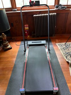 Flat Treadmill Walking Pad with Handle Bar and pad for under tredmill