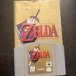 Ocarina of time n64 + manual READ !!! prices firm !! TESTED WORKING