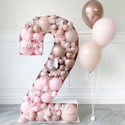 Balloon Mosaic Numbers And Letters