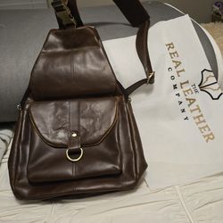 Leather Crossbody Bag / Brand New