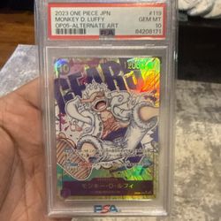2023 Monkey D Luffy Alt Art Psa 10