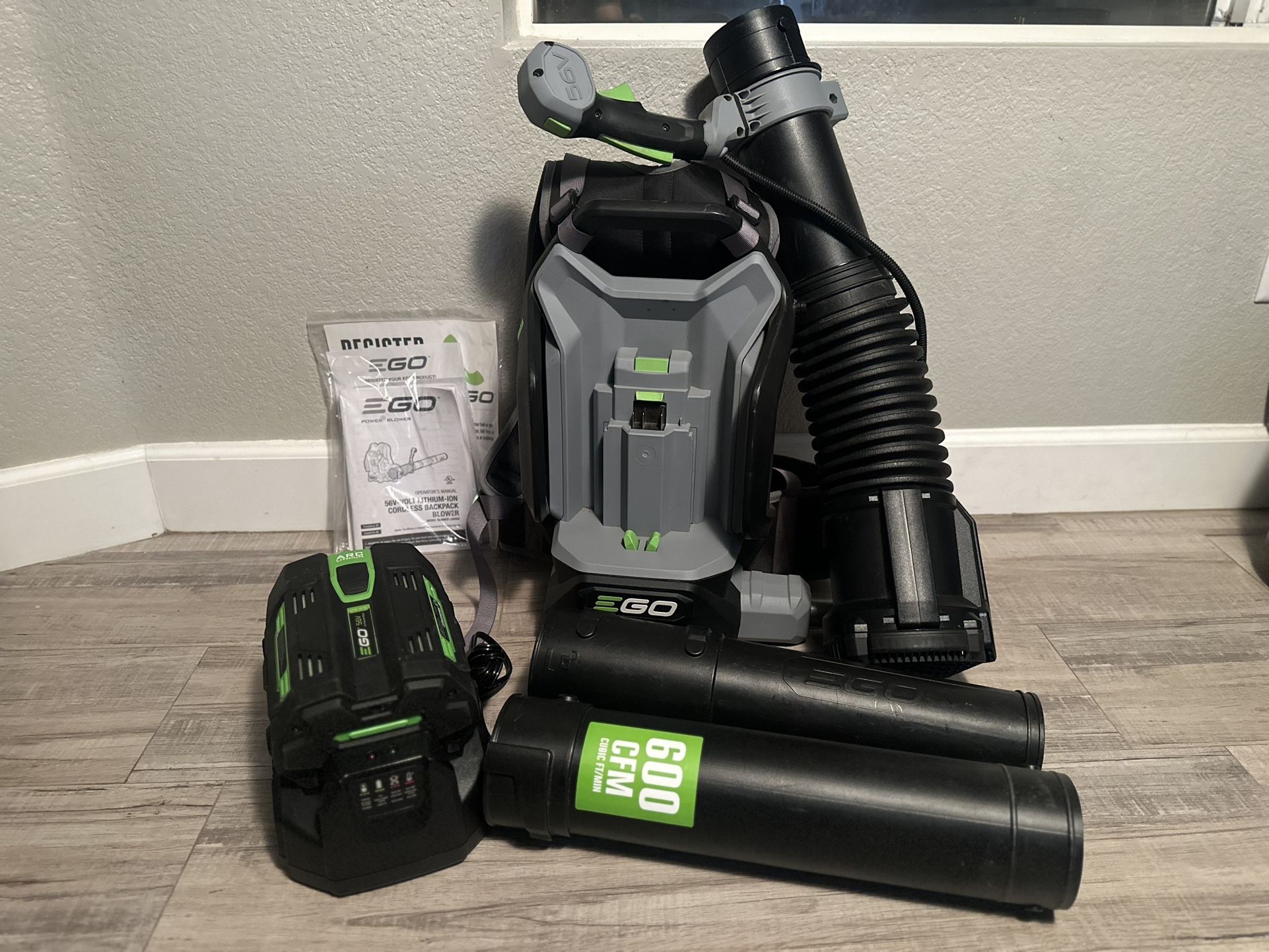 Ego 600CFM Backpack Blower With Battery