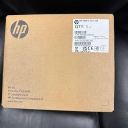 New HP USB-C Docking station G5