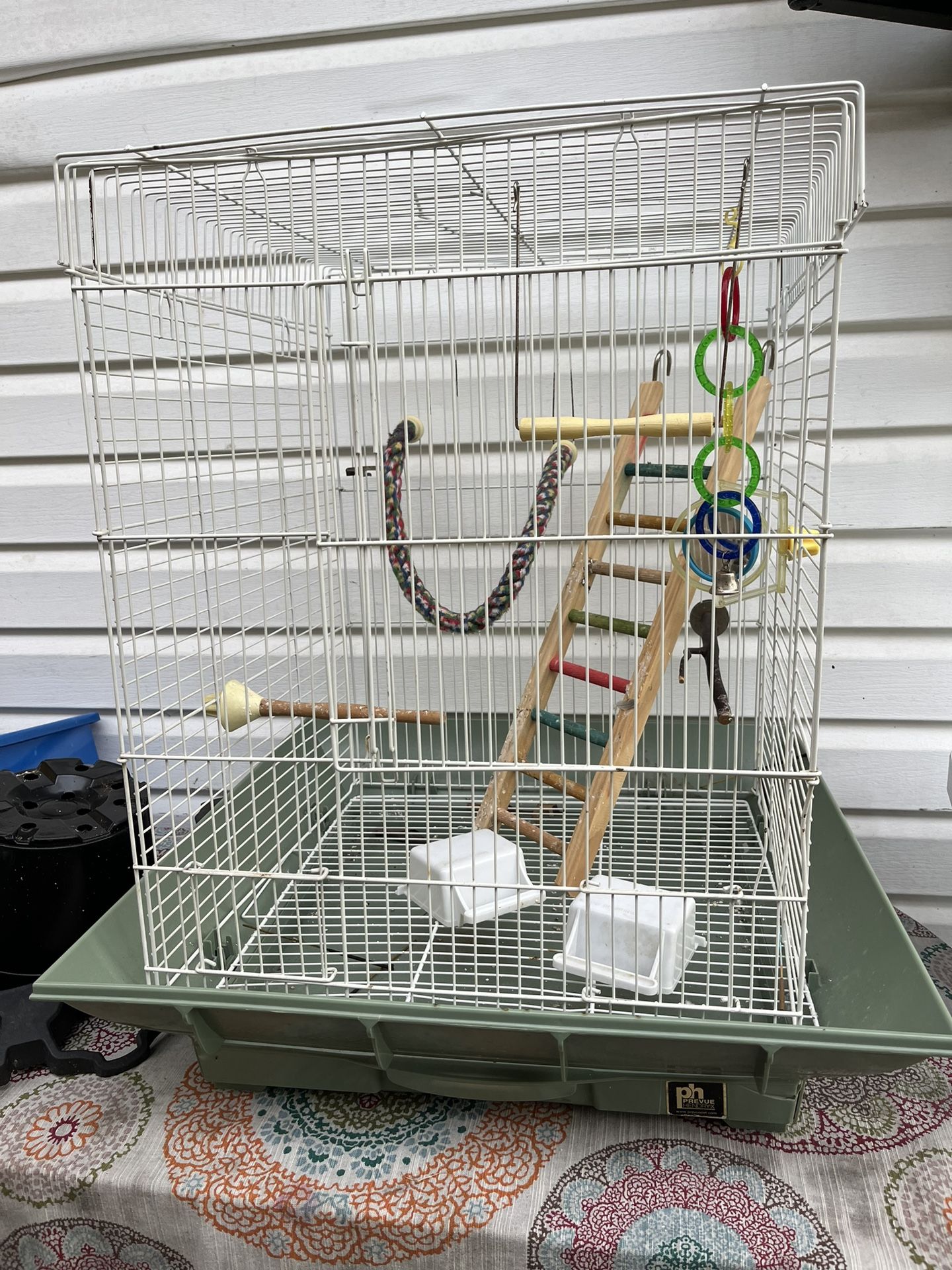 Bird Cage With Accessories