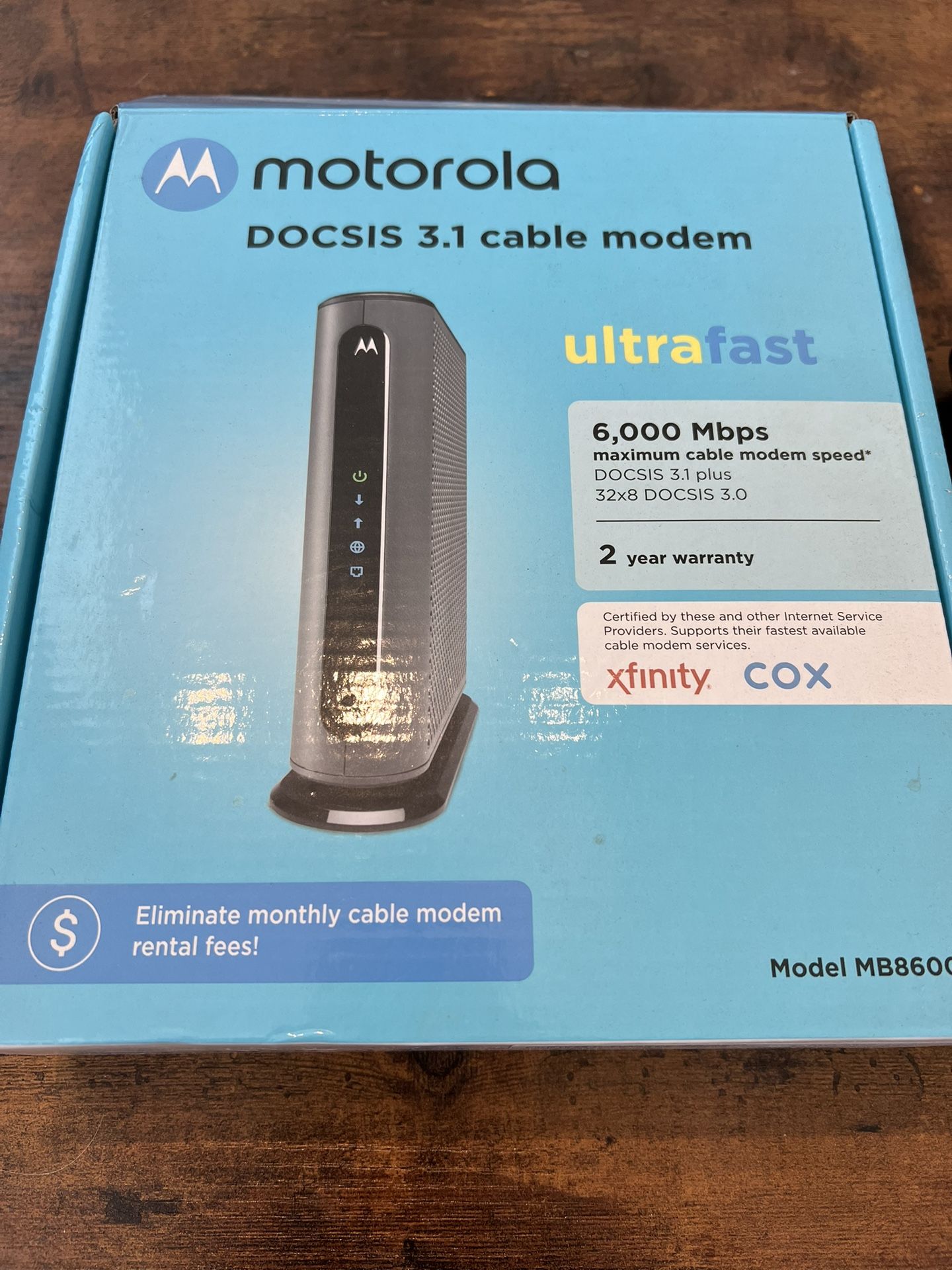 Motorola DOCSIS 3.1 cable modem