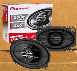 Pioneer G Series Car Speakers 4x6 Inch 2-Way Coaxial Speaker System 200 Watt TS-G4620S 🚨 Payment Options Available 🚨 No Credit Needed 🚨