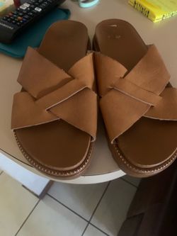 Brown sandals