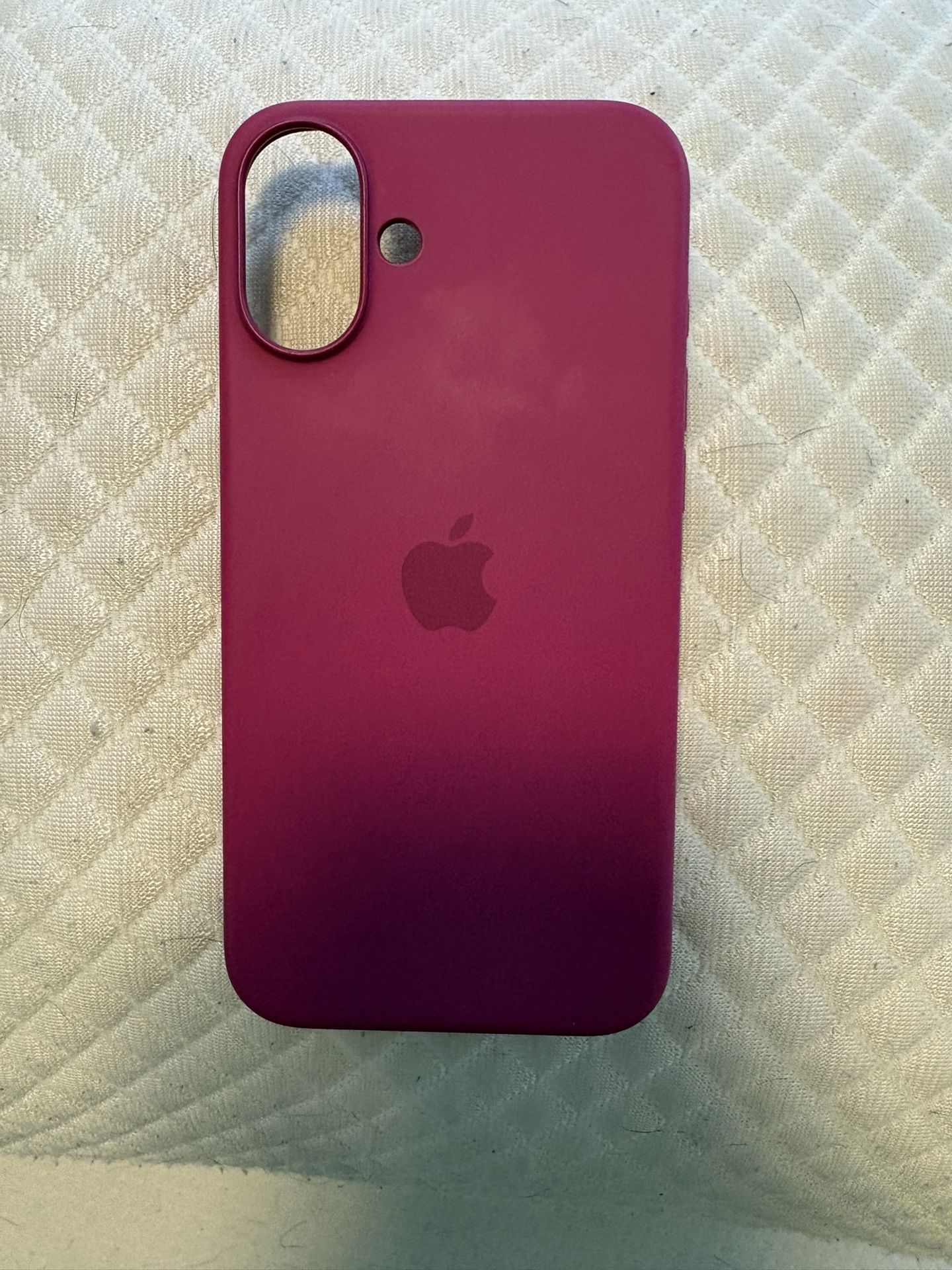 Apple Pink Silicone iPhone 16 Plus Case