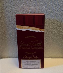 Sabrina carpenter Sweet Tooth Cherry Baby 2.5oz perfume