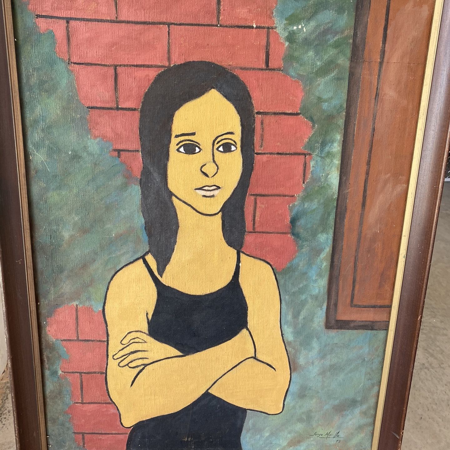 Large Format Signed And Dated Jorge Morilla Portrait