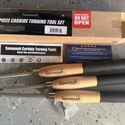 Wood LatheTurning Tools : Carbide : 3-piece Set