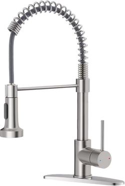 Kitchen Faucet with Pull Down Sprayer Brushed Nickel -NEW (3266/12)