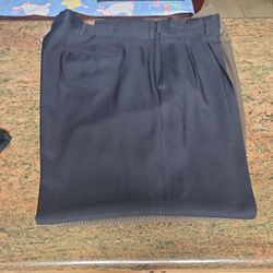 Mens Blue Covington Dress Pants 42x32