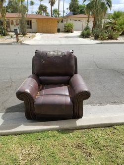 Free brown recliner