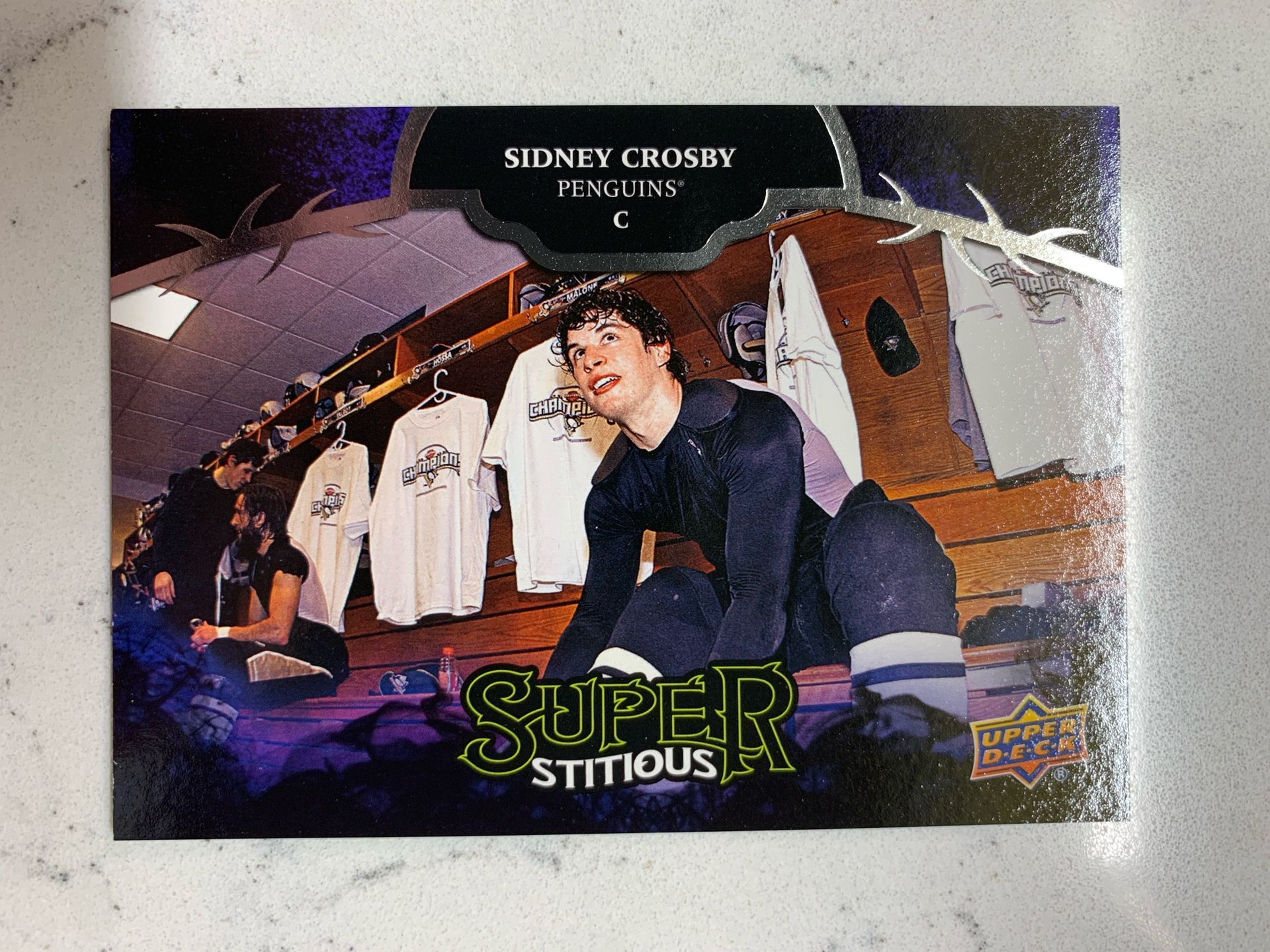 2017-18 Upper Deck Compendium SUPERstitious Achievement Sidney Crosby #S-SP