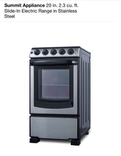 20” electric stove