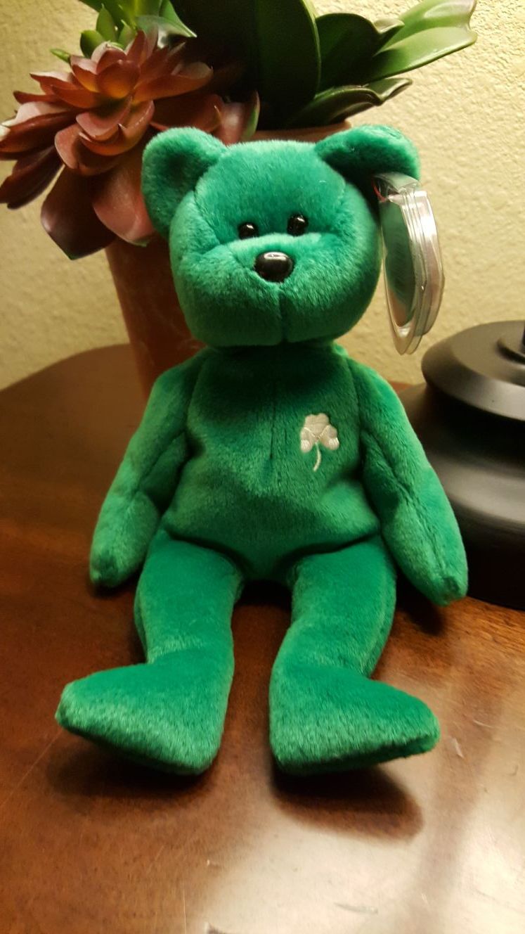 TY BEANIE BABIE "ERIN" ☘ *READ ENTIRE DESCRIPTION BELOW FOR MORE INFO ⤵️⤵️⤵️