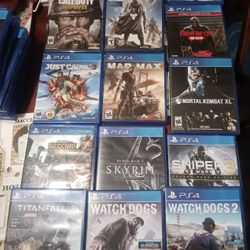 PS4 ACTION GAMES (Mad Max & both WatchdogsSold) 2/$25 or 3/$30