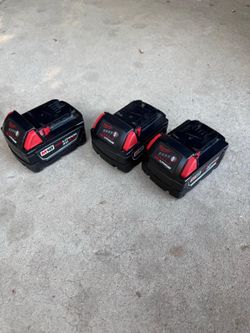 Milwakee batteries