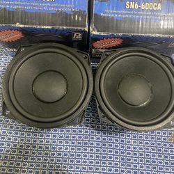 New Pair 6.5” P-Audio Midrange/Midbass Speakers 