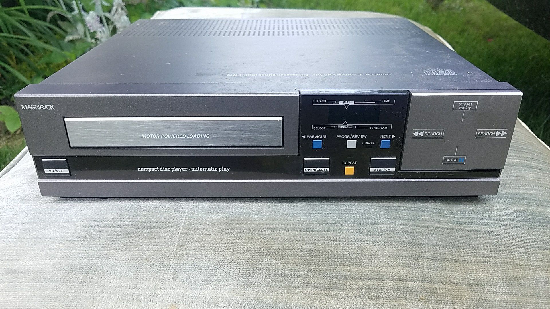 Magnavox CD player.