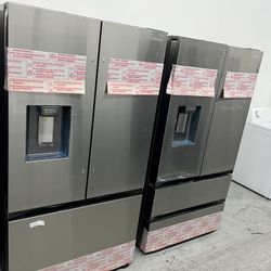 brand new samsung refrigerators with ice & water maker on outside starting