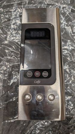 GE Cafe microwave touch control panel