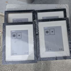 Set Of 4 NEW Ikea Ribba Frames 8"x10"[5"x10"w/ mat]