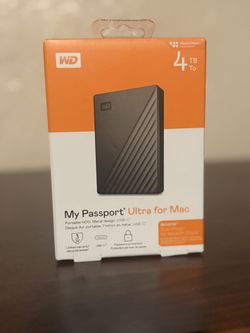 Western Digital Ultra 4 TB Hard Drive For Mac