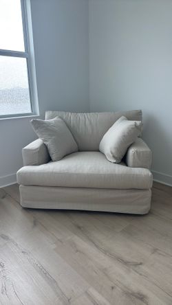 Oversized love seat