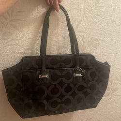 Black Coach Purse, Perfect Condition, Inside And Out No Damage