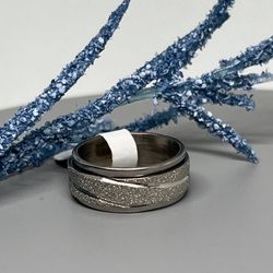 Stainless Steel Fidget Spinner Ring