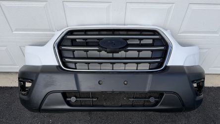 WHITE FORD TRANSIT 2020 2021 2022 2023 2024 2025 FRONT BUMPER