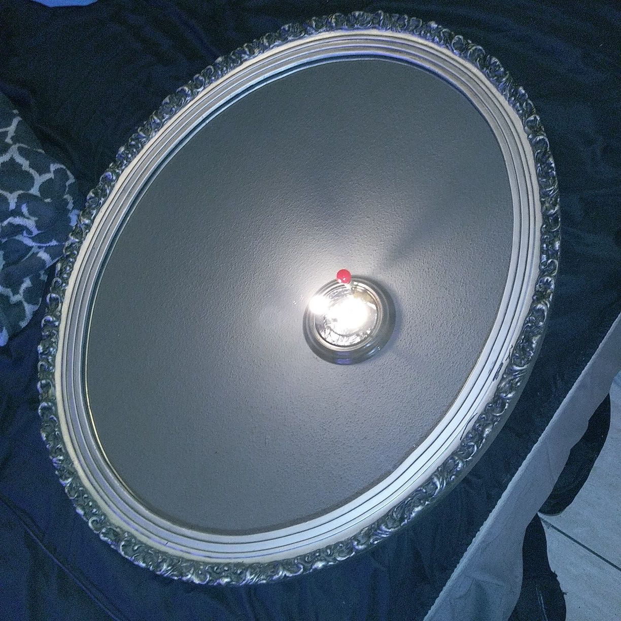 Beutiful large oval mirror